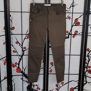 J Crew Womens Straight Leg Regular Mid Rise Stretch Brown Denim Jeans